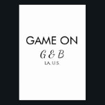 Spiel auf Pärchen Namen Hochzeitsfeier Platz Stadt Tischnummer<br><div class="desc">Gestaltung</div>