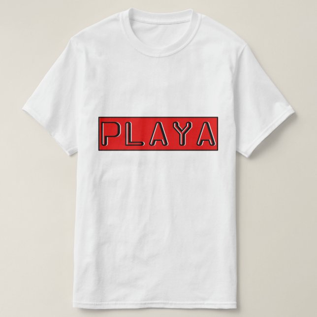 Spiel auf Playa T-Shirt (Design vorne)