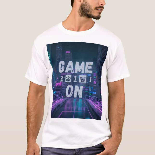 Spiel auf Schach T-Shirt (Vorderseite)