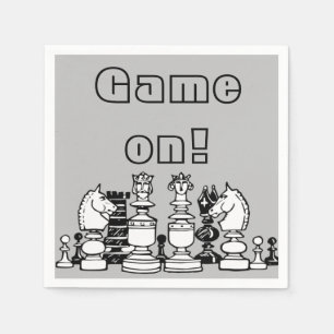 Spiel auf Servietten