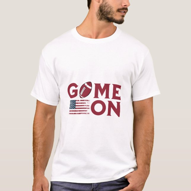 Spiel auf T-Shirt (Vorderseite)
