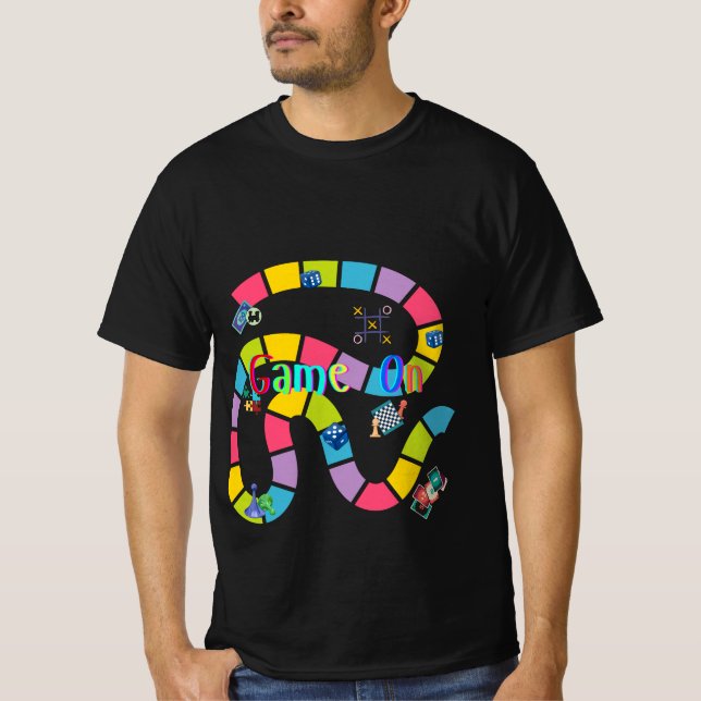 Spiel auf T - Shirt (Vorderseite)