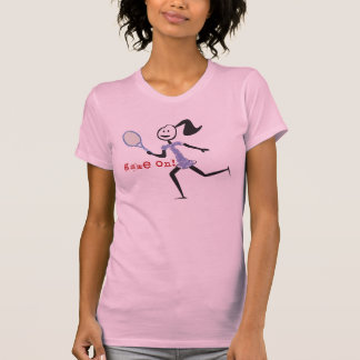 Spiel auf Tennis-T-Shirt T-Shirt