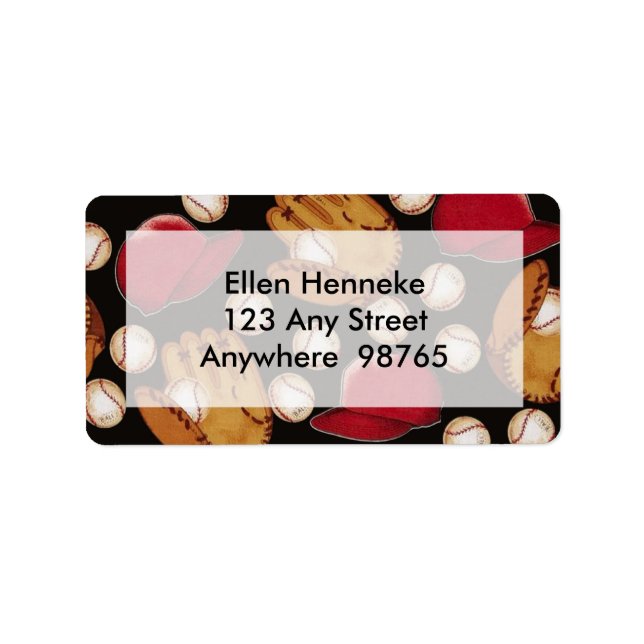 Spiel Ball! Adressaufkleber (Vorne)