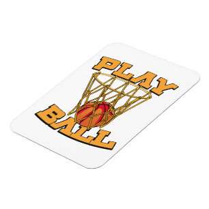 Spiel Ball Basketball. Magnet