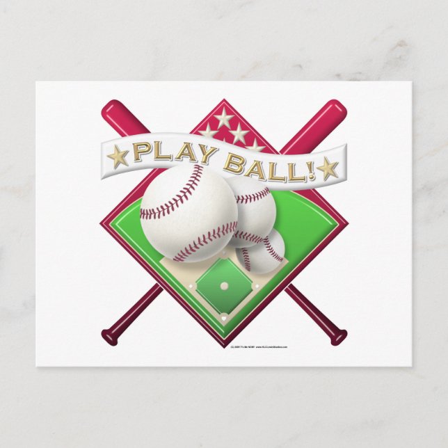 Spiel Ball! Postkarte (Vorderseite)