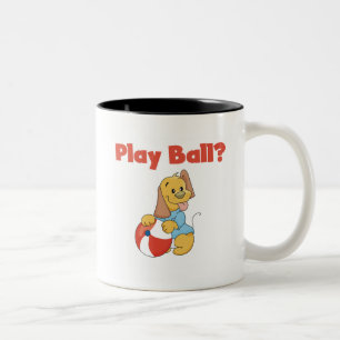 Spiel-Ball-T-Shirts und Geschenke Zweifarbige Tasse