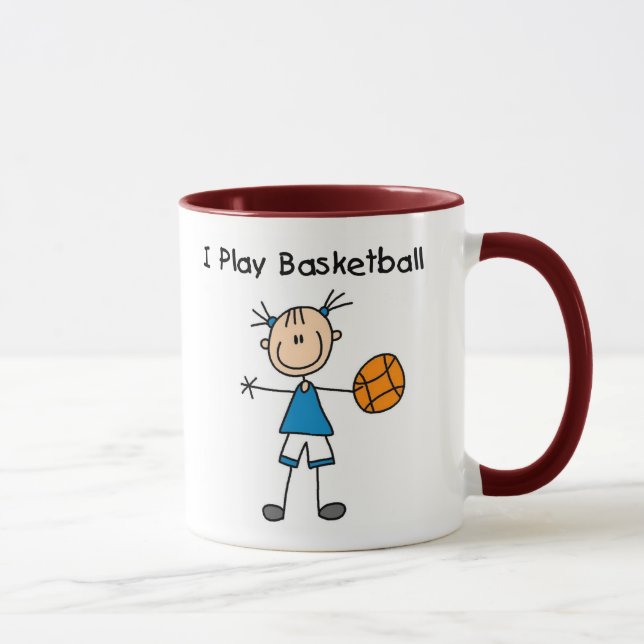 Spiel-Basketball des Mädchen-I Tasse (Rechts)