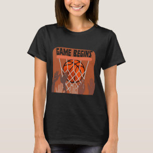 Spiel beginnt Basketball T - Shirt