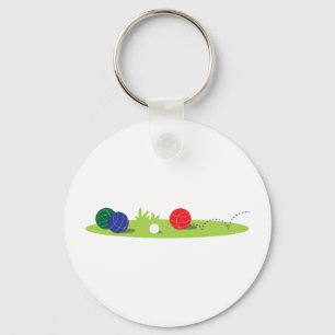 Spiel Bocce Schlüsselanhänger