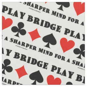 Spiel-Brücke für eine schärfere Karten-Anzüge Stoff