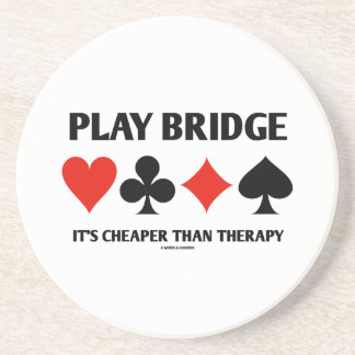 Spiel-Brücke ist es billiger als Therapie Untersetzer