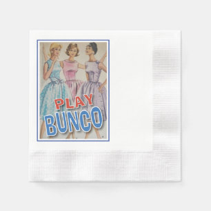 Spiel Bunco mit den Mädchen Serviette