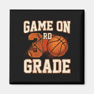 Spiel der 3. Klasse Basketball zurück zur Schule Magnet