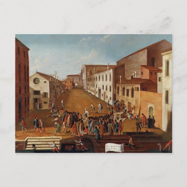 Spiel der Bögen im Campo dei Gesuiti, Venedig Postkarte (Vorderseite)
