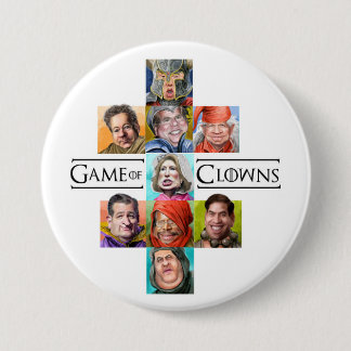 Spiel der Clowns Button