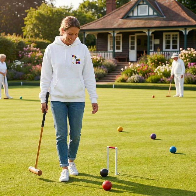 Spiel der Croquet Womens Jacket Hoodie (Von Creator hochgeladen)