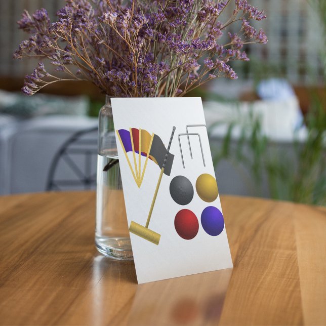 Spiel der Kroketten-Einladungen Einladung (Von Creator hochgeladen)