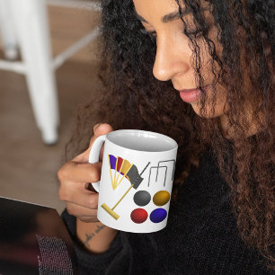 Spiel der Kroketten-Tasse Kaffeetasse