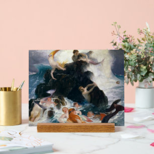 Spiel der Nereiden, 1886 von Arnold Bocklin Acrylschild