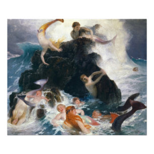 Spiel der Nereiden, 1886 von Arnold Bocklin Fotodruck