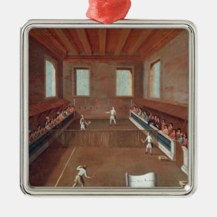 Spiel der Schläger Ornament Aus Metall