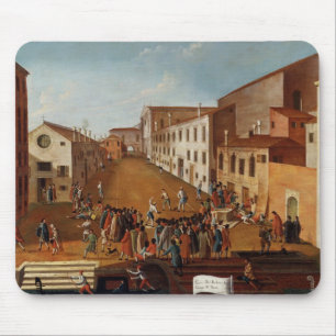 Spiel der Schüsseln im Campo dei Gesuiti, Venedig Mousepad