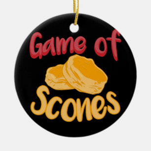 Spiel der Scones Scone-Bäcker Teezeit Frische Bäck Keramik Ornament