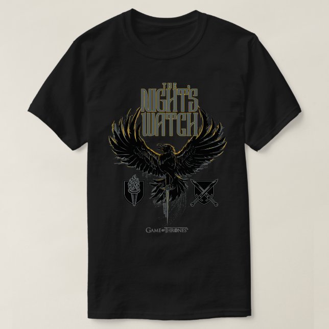 Spiel der Throne Die Nachtwache T-Shirt (Design vorne)