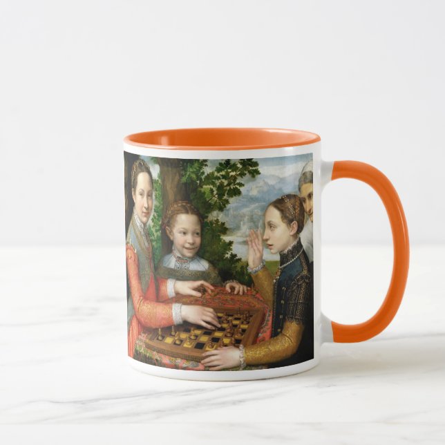 Spiel des Schachs durch Sofonisba Anguissola - Tasse (Rechts)