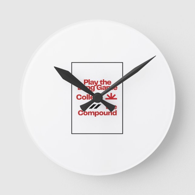 Spiel die lange Spielrunde Uhr  (Vorderseite)