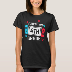 Spiel Ein 4. Klasse Jungen Kinder Vierte Klasse Zu T-Shirt