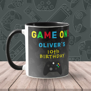 Spiel ein Videocontroller Gaming Geburtstag Tasse