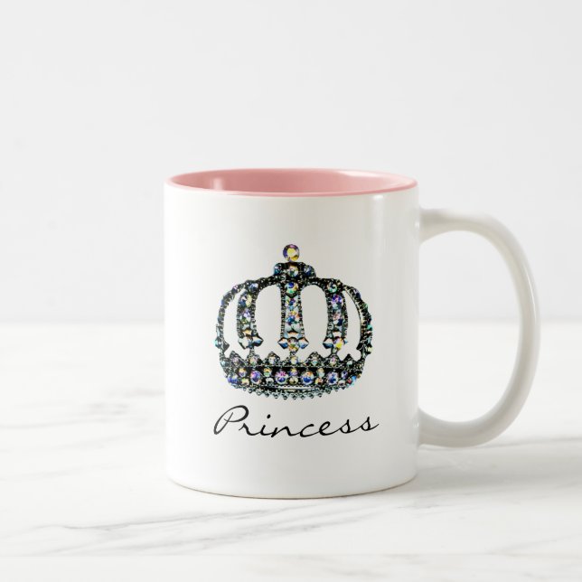 Spiel einer Tiara Princess-Tasse Zweifarbige Tasse (Rechts)