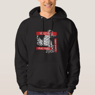 Spiel erhalten stark schmutzigen Volleyball-T - Hoodie