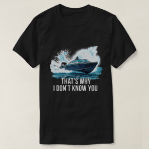 Spiel erkennt Spiel Boating Fishing Grafik T-Shirt