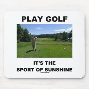 Spiel-Golf ist es der Sport des Sonnenscheins Mousepad