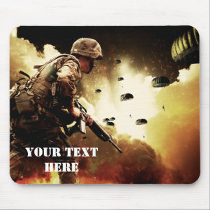 Spiel-Grundkampf-Soldat Mousepad
