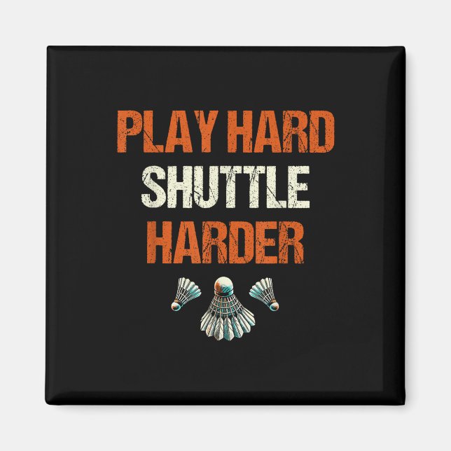 Spiel Hart Shuttle Harter Badminton  Magnet (Vorne)