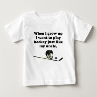 Spiel-Hockey mögen meinen Onkel Baby T-shirt