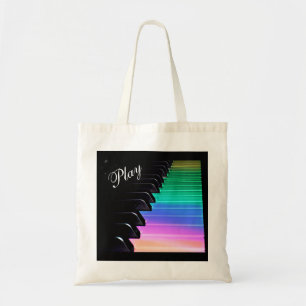 Spiel-Klavier-Regenbogen-Musik-Taschen-Tasche Tragetasche