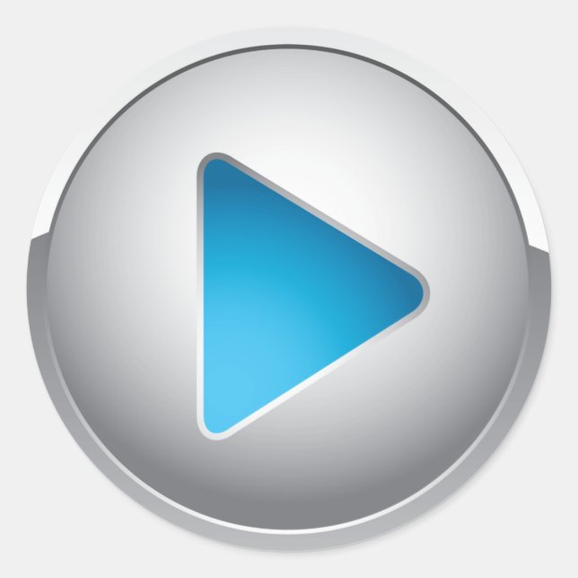 SPIEL-KNOPF RUNDER AUFKLEBER (Vorderseite)