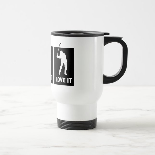 Spiel-LiveLiebe-Golf-Tasse Reisebecher (Rechts)