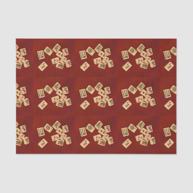 Spiel Milliamperestunde Jongg Seidenpapier (Vorderseite)