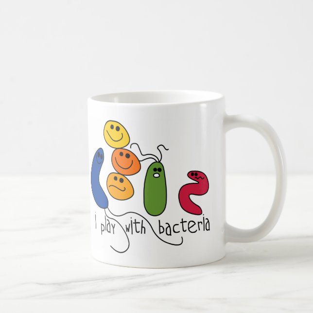 Spiel mit Bakterien Kaffeetasse (Rechts)