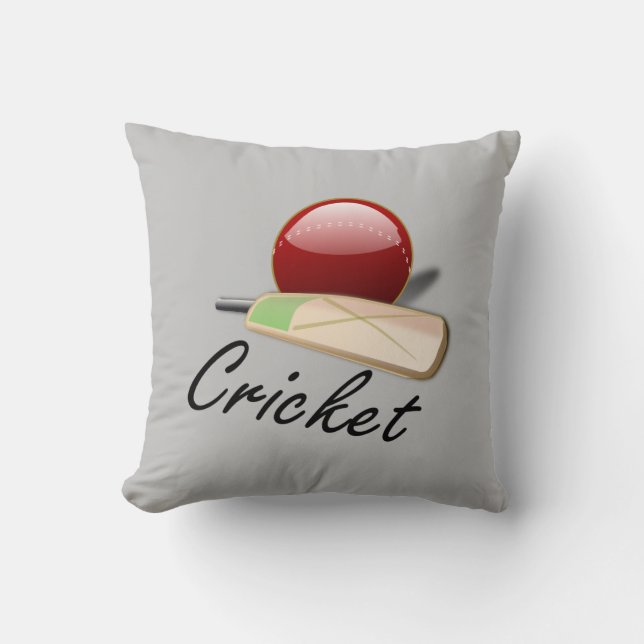 Spiel mit Cricket, beliebtes Design Kissen (Vorderseite)