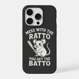 Spiel mit dem Ratto, du bekommst den Batto Lustige iPhone 15 Pro Hülle