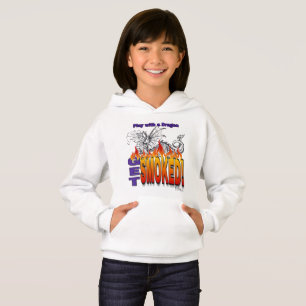 Spiel mit einem Drachen wird geraucht Hoodie