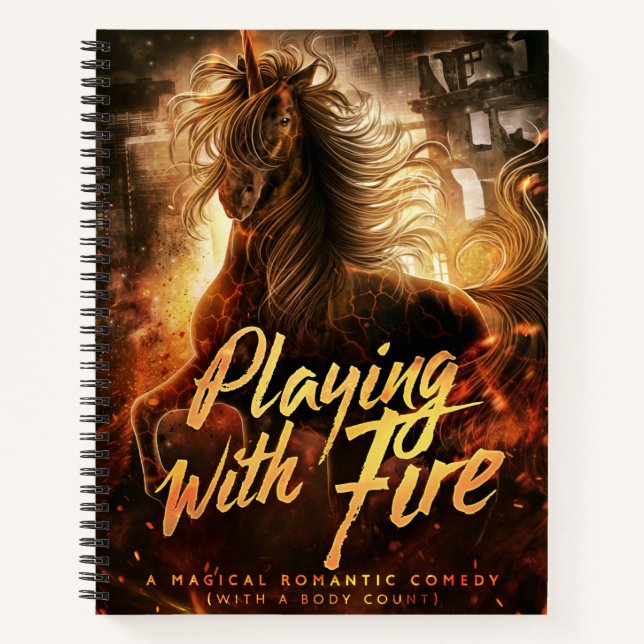 Spiel mit Feuer: Das Journal Notizbuch (Vorderseite)