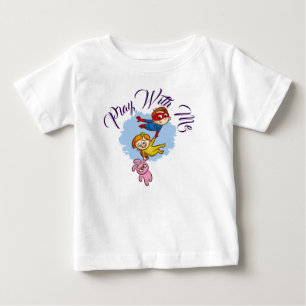 "Spiel mit mir" Kinder-T-Shirt mit spielenden Kind Baby T-shirt